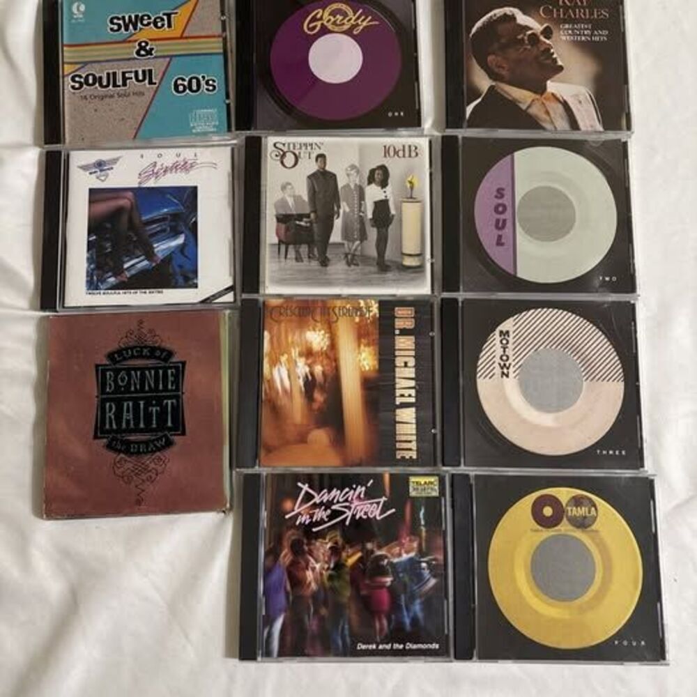 Lot Bundle 11 Cd R&B Soul Motown Music Party Urban Motown Soul Ray Charles Gordy